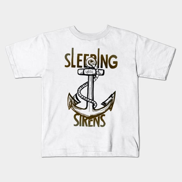 sleeping with sirens anchor Kids T-Shirt by StoneSoccer